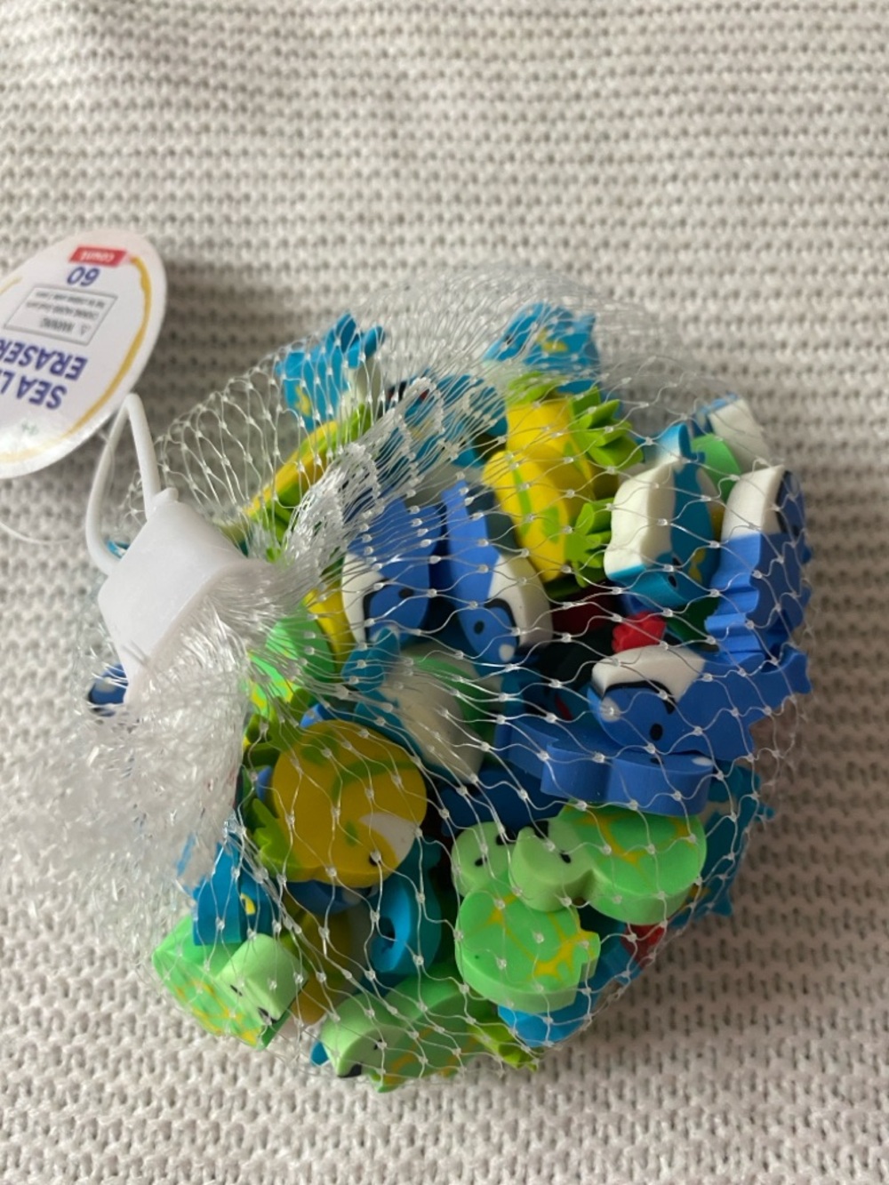Target bullseye erasers